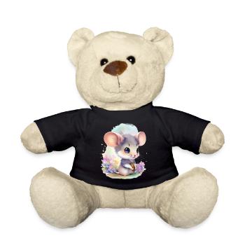 Souris mignonne - Nounours - noir - Devant