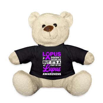 Le lupus ne me définit pas, mais il en fait partie - Nounours - noir - Devant