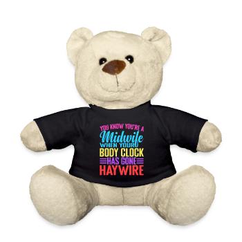 When Your Body Clock Has Gone Haywire 2 - Teddy Bear - black - Front