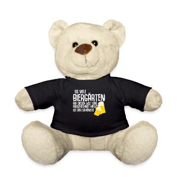Der schönste Biergarten - Teddy - Schwarz - Vorne