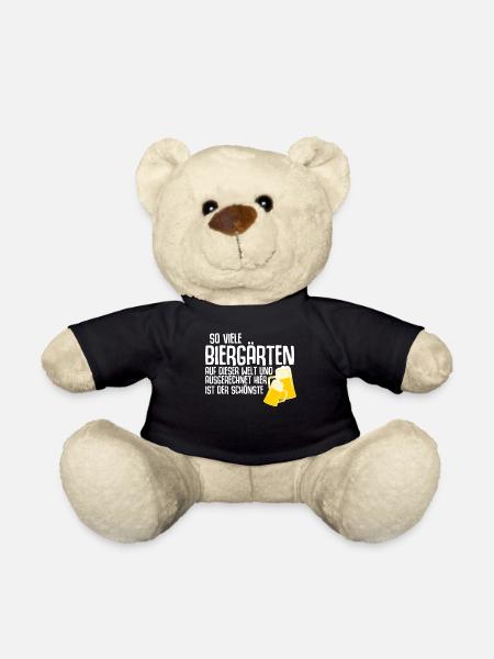 Der schönste Biergarten - Teddy - Schwarz