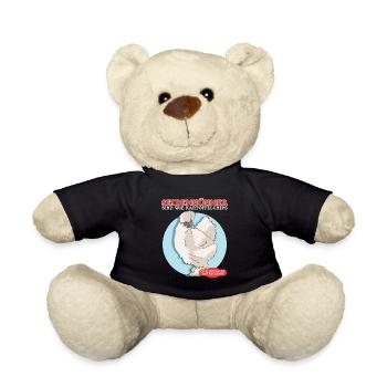 Seidenhuhn | Silkie Hühner Seidenhühner Geschenk - Teddy - Schwarz - Vorne