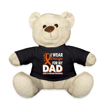 Wear orange for the - Teddy Bear - black - Front