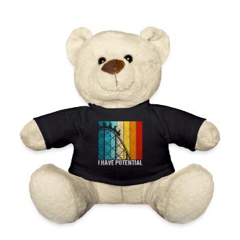J’ai des montagnes russes potentielles - Nounours - noir - Devant