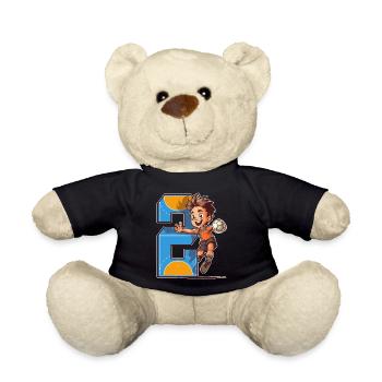 Handball Anniversaire - 2 ans Garçon - 2. - Nounours - noir - Devant