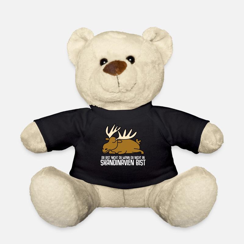 Skandinavien Elch - Teddy - Schwarz