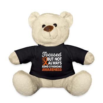 Fokussiertes, Aber Nicht Immer - Teddy - Schwarz - Vorne