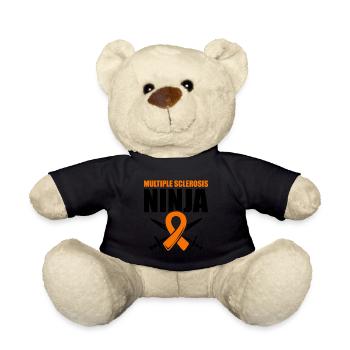 Ms-conscience Sclérose en plaques Ninja - Nounours - noir - Devant