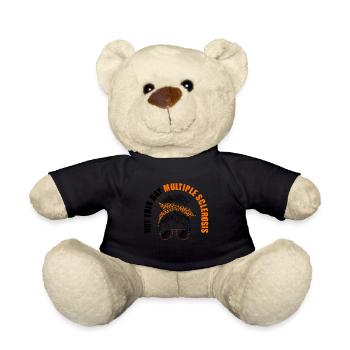 Ms Nicht Heute - Multiple Sklerose - Teddy - Schwarz - Vorne