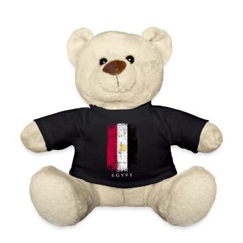 Souvenir Mit Der Landflagge Von Egypt - Teddy - Schwarz - Vorne