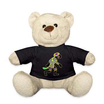 Affe mit Mustern Affen - Teddy - Schwarz - Vorne