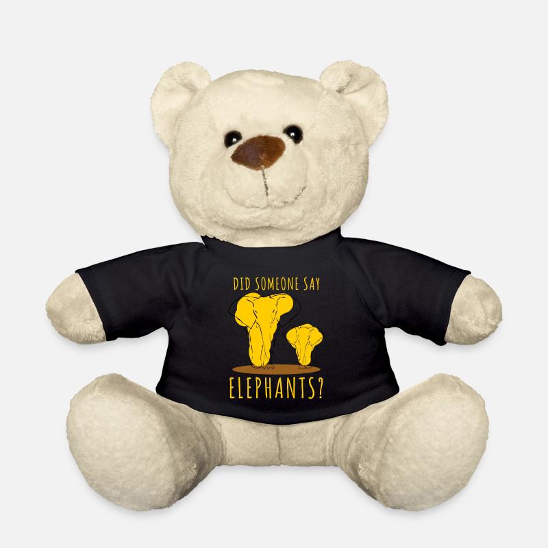 Elefanten Elefantenbaby Elefant - Teddy - Schwarz
