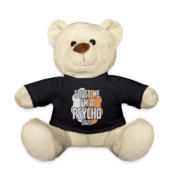 Trust Me Im A Psycho Logist - Teddy - Schwarz - Vorne