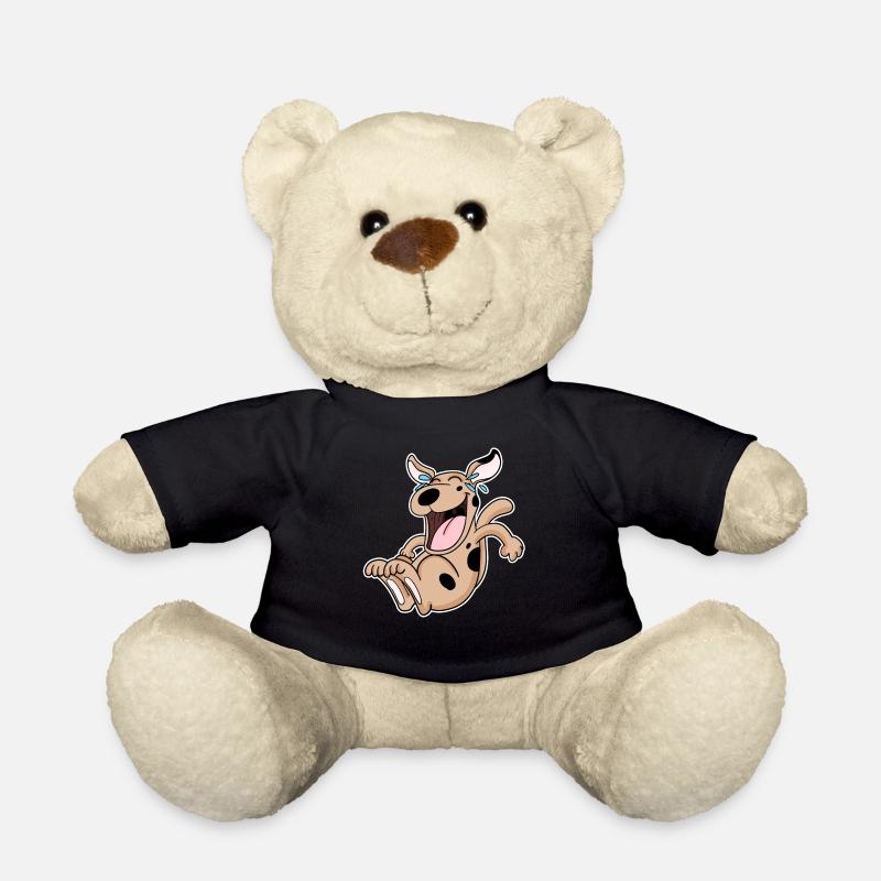 Lachender Hund - Teddy - Schwarz