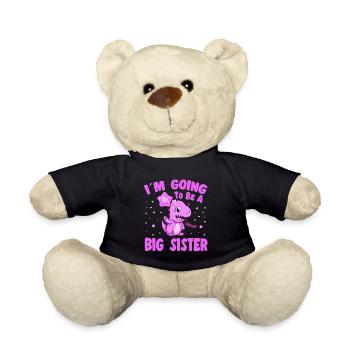 Big Sister Dinosaur Promoted Big Sister - Teddy - Schwarz - Vorne