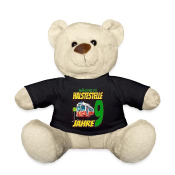 Ich Bin 9 Straßenbahnen - Straßenbahn - Teddy - Schwarz - Vorne