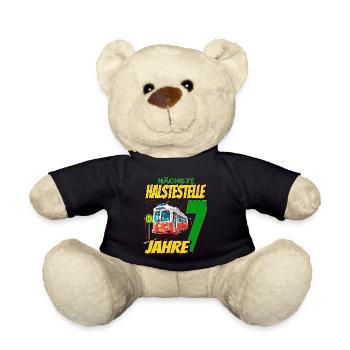 Ich Bin 7 Straßenbahnen - Straßenbahn - Teddy - Schwarz - Vorne