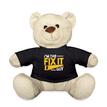 I'm the repairer type repair worker - Teddy Bear - black - Front