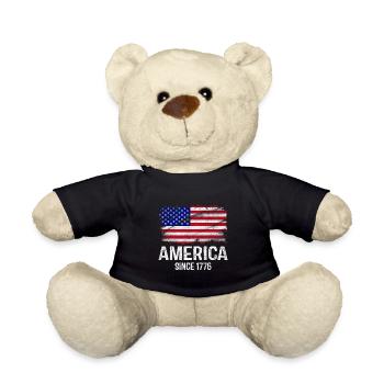 Juli 4th: Amerika seit 1776 - Teddy - Schwarz - Vorne