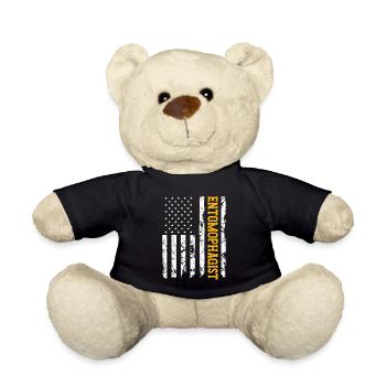 Entomophagy Flag, Patriotic Insect Protein - Teddy - Schwarz - Vorne