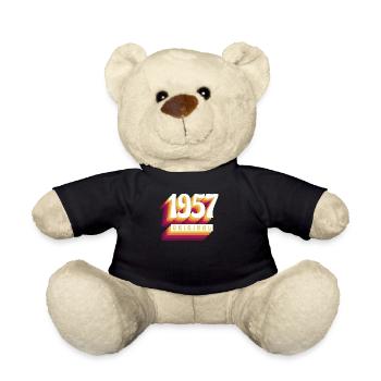 1957 Original. Coole Geschenkidee zum Geburtstag - Teddy - Schwarz - Vorne