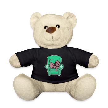 Schlafender Hund - Teddy - Schwarz - Vorne