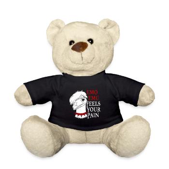 Emo Boy Emo Girl Emu Bird Emocore Punk Esthétique - Nounours - noir - Devant