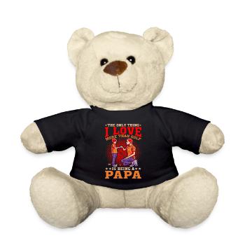 La seule chose que j’aime plus que le golf, c’est d’être un Papa 3 - Nounours - noir - Devant