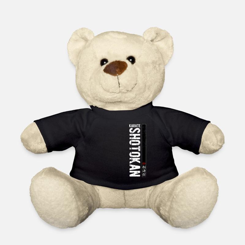 Karate Shotokan Kanji Kampfkunst Japan - Teddy - Schwarz