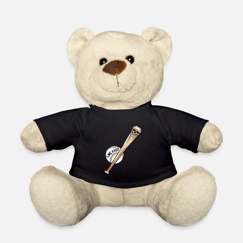 Baseball-Schädel Baseball Skull - Teddy - Schwarz