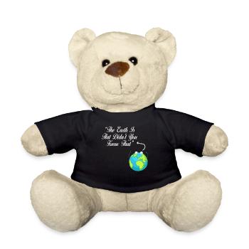La terre est plate, vous ne le saviez pas ? - Nounours - noir - Devant