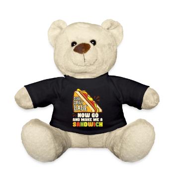 Cool Story Babe Make Me A Sandwich - Teddy - Schwarz - Vorne