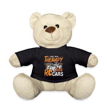 RC Model Racing I Don't Need Therapy Model Maker - Teddy Bear - black - Front