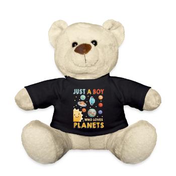 Nur ein Junge, der das Sonnensystem der Planeten liebt - Teddy - Schwarz - Vorne