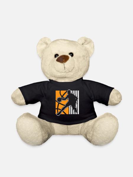 Basketball Basketballer - Teddy - Schwarz
