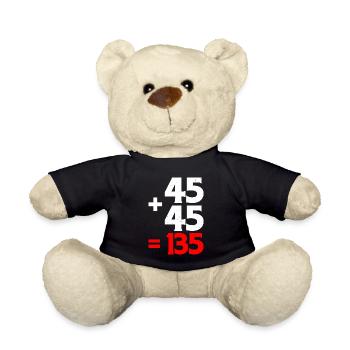 45 + 45 = 135 4 - Teddy - Schwarz - Vorne