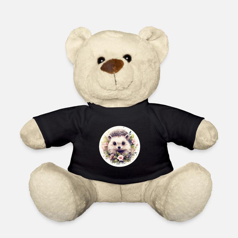 Süßer Igel - Teddy - Schwarz