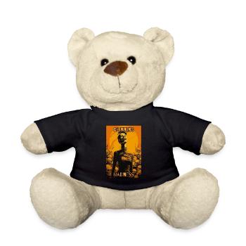 Une folie souriante et une femme macabre - Nounours - noir - Devant