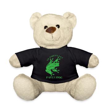 Grenouille de la fête de la Saint-Paddy - Nounours - noir - Devant