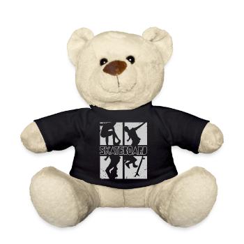 Skateboard - Teddy - Schwarz - Vorne