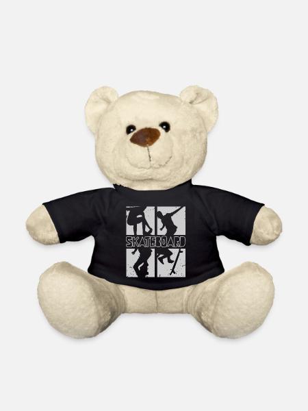 Skateboard - Teddy - Schwarz