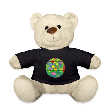 Gardener Garden Gardening Hobby Gardener Gardener - Teddy Bear - black - Front