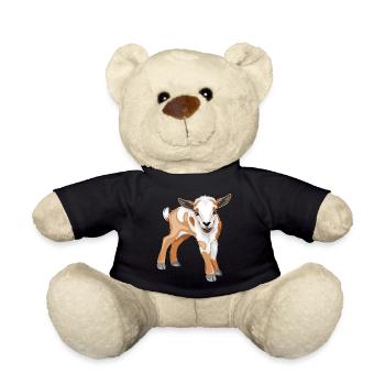 Niedliche Ziege - Teddy - Schwarz - Vorne
