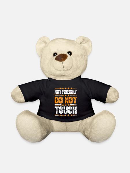 Not Friendly, Do Not Touch 31 - Teddy - Schwarz