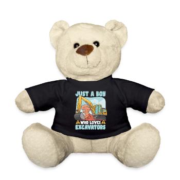 Baufahrzeug Kleinkind Bagger - Teddy - Schwarz - Vorne