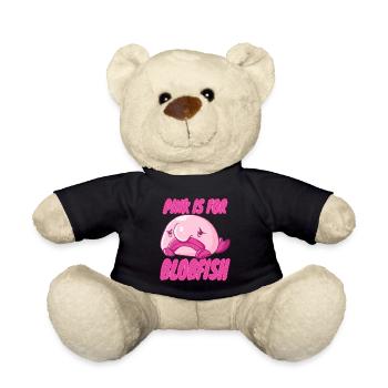 Costume de Blobfish - Visage de poisson Blob laid - - Nounours - noir - Devant