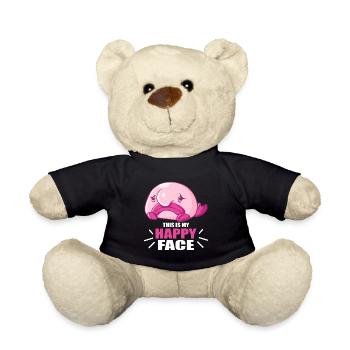 Costume de Blobfish - Visage de poisson Blob laid - - Nounours - noir - Devant