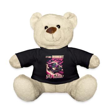 Hot Rod, pas acheté construit, rétro muscle car femmes - Nounours - noir - Devant