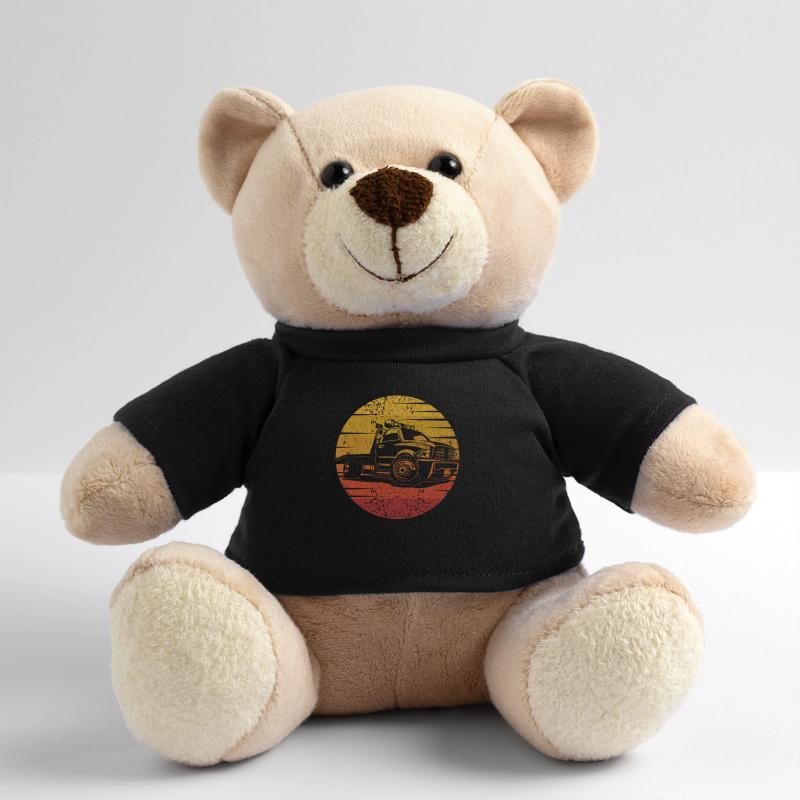 Retro Abschlepper Abschleppdienst Fahrer Teddy