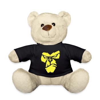 Poker Face | Gorilla, Monkey, Animals, Animal Welfare - Teddy Bear - black - Front